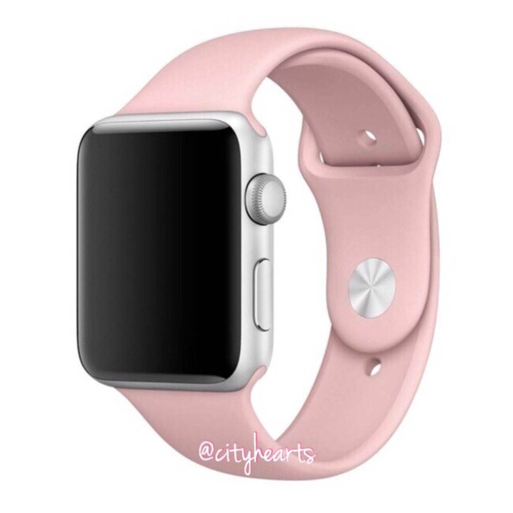 NEW Pink Sand Apple Watch Sport Band